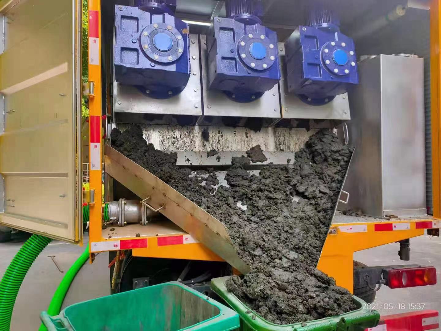 回民化粪池清掏城市维护站-泥浆净化干湿分离处理